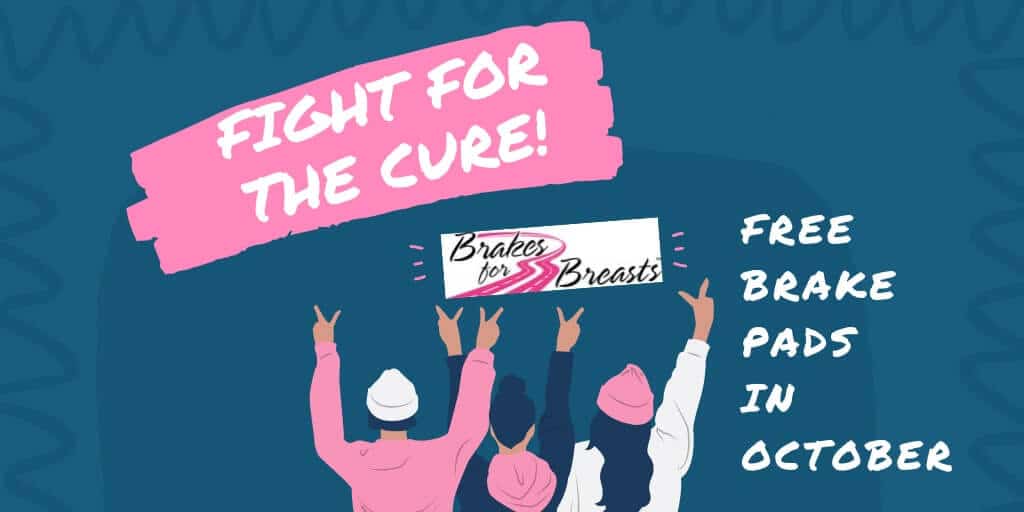 Collinsville Auto is offering free brakes the month of October for "Brake for Breasts" Nationwide campaign in Canton, Ct.